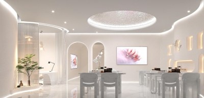 现代美甲店3D模型下载